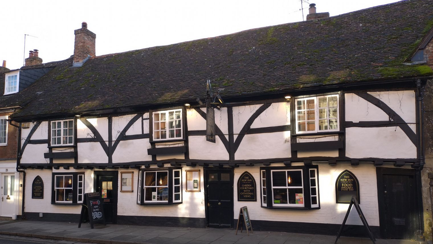 The New Inn, Salisbury. One of the many pubs in the city