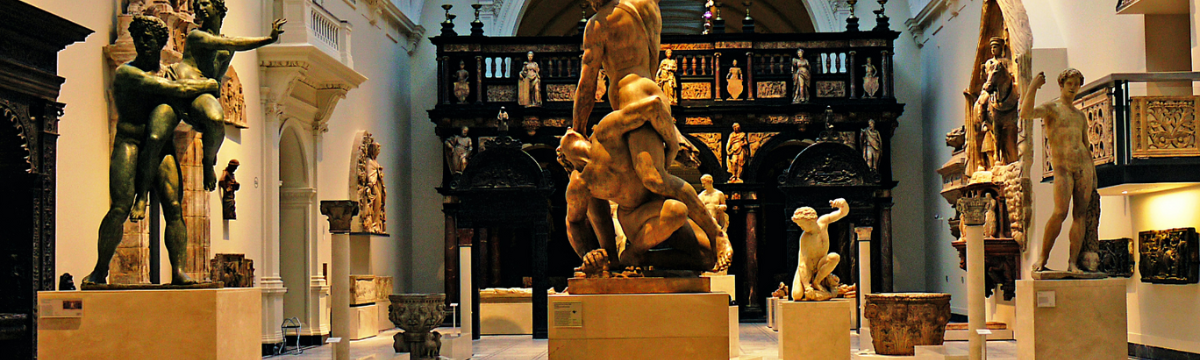 Statues at the Victoria and Albert Museum