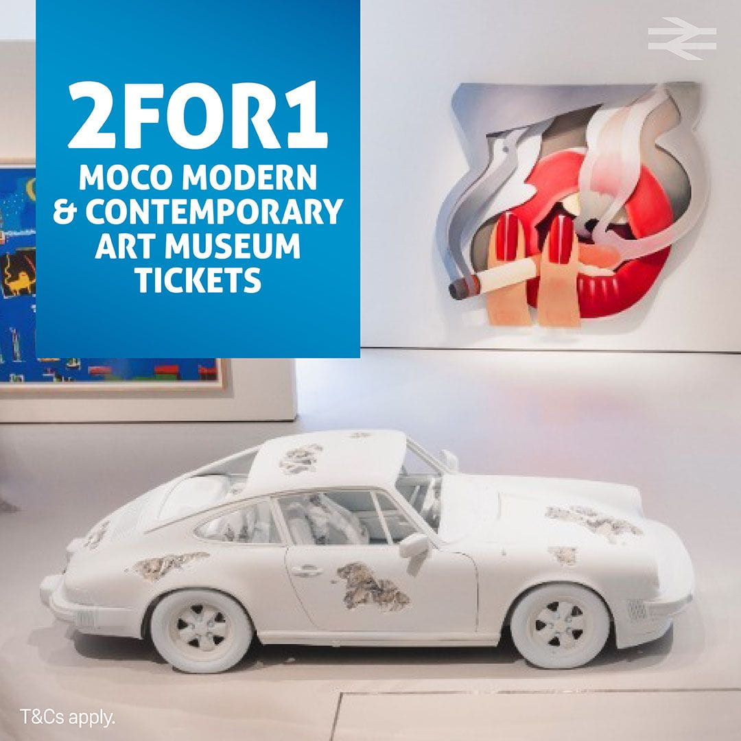 2 for 1 tickets to MOCO Modern & Contemporary Art Museum London with SWR Rewards