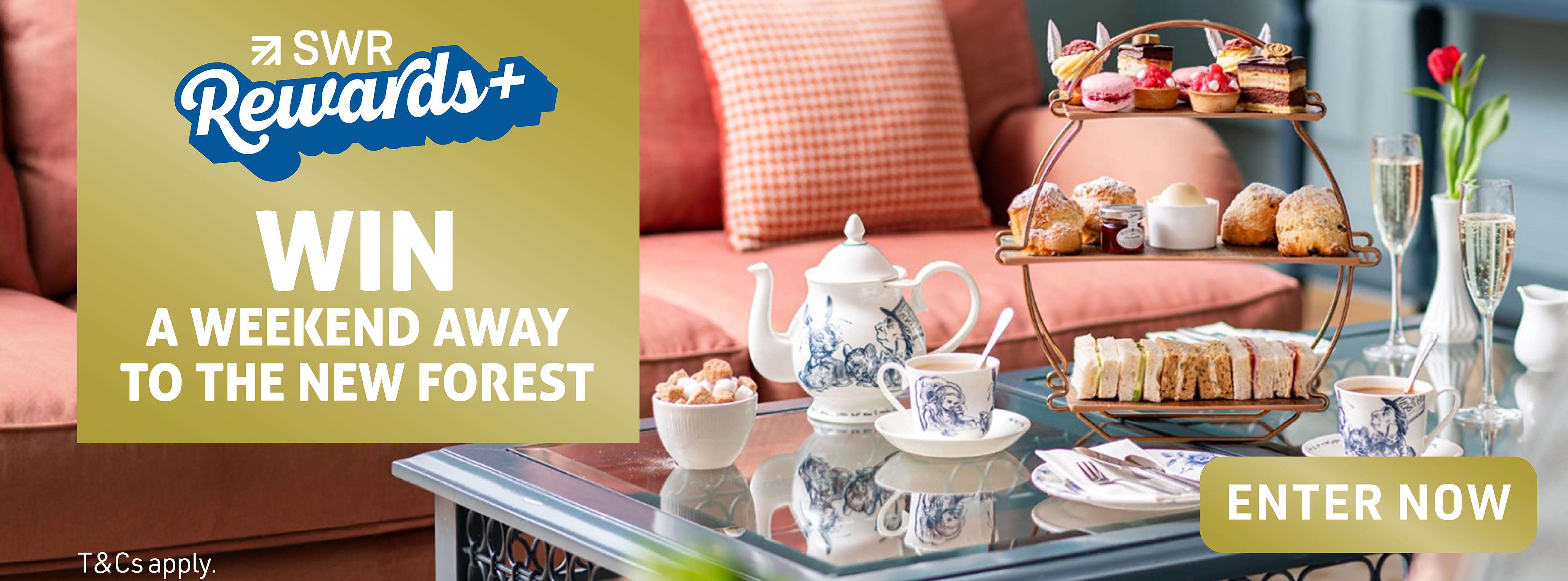 Win a weekend away to the New Forest with SWR Rewards