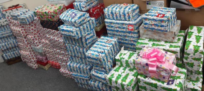 South Western Railway Christmas shoebox appeal