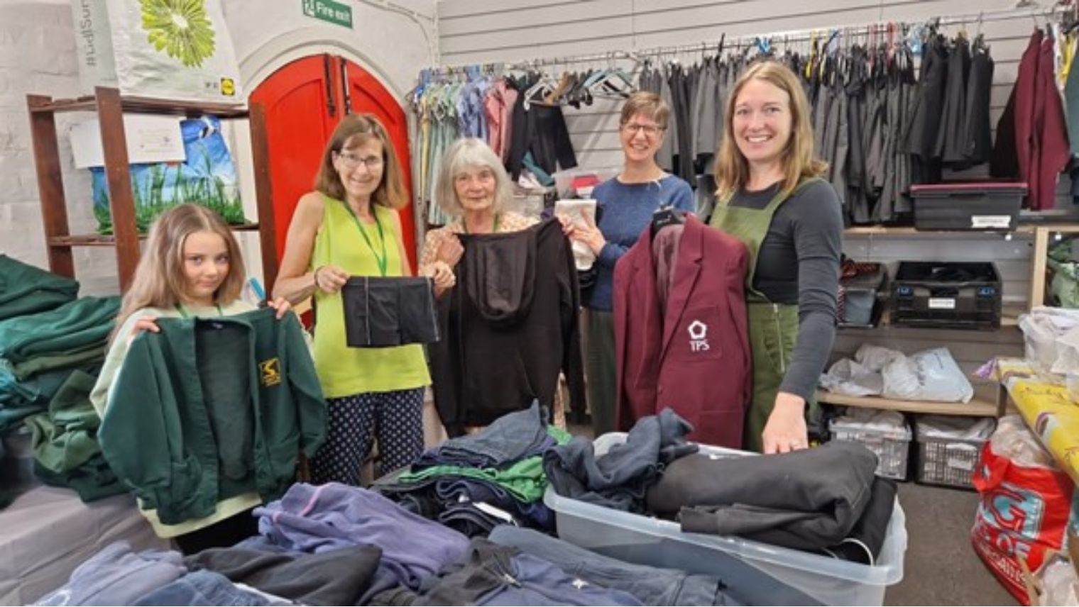 The old parcels office at Petersfield Station has been transformed into the ‘Petersfield free shop’ by the East Hampshire Community Rail Partnership (CRP)