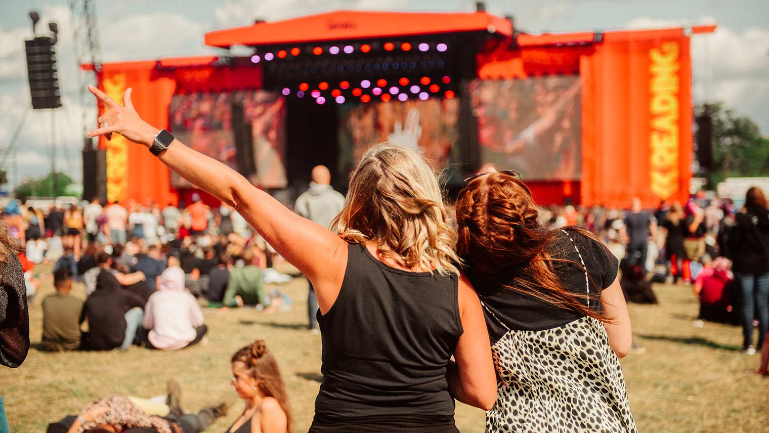 Reading festival stage