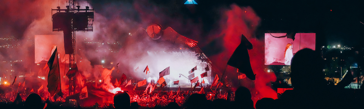 Glastonbury Pyramid stage