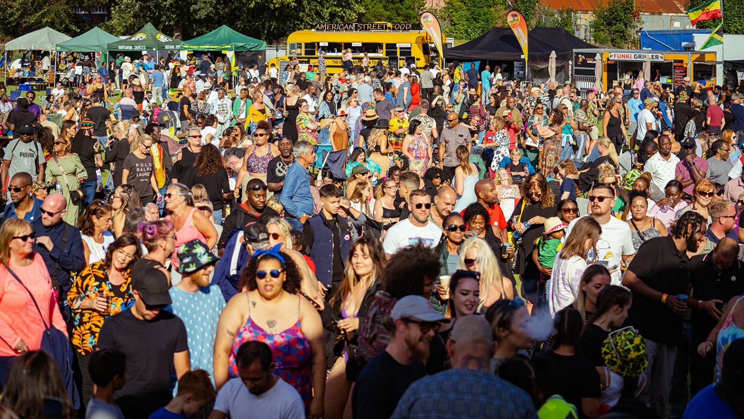 Crowds at Bournemouth Reggae Weekender I South Western Railway