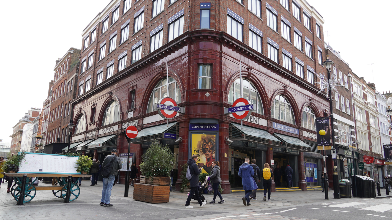 Image of Covent Garden tube station from outside 