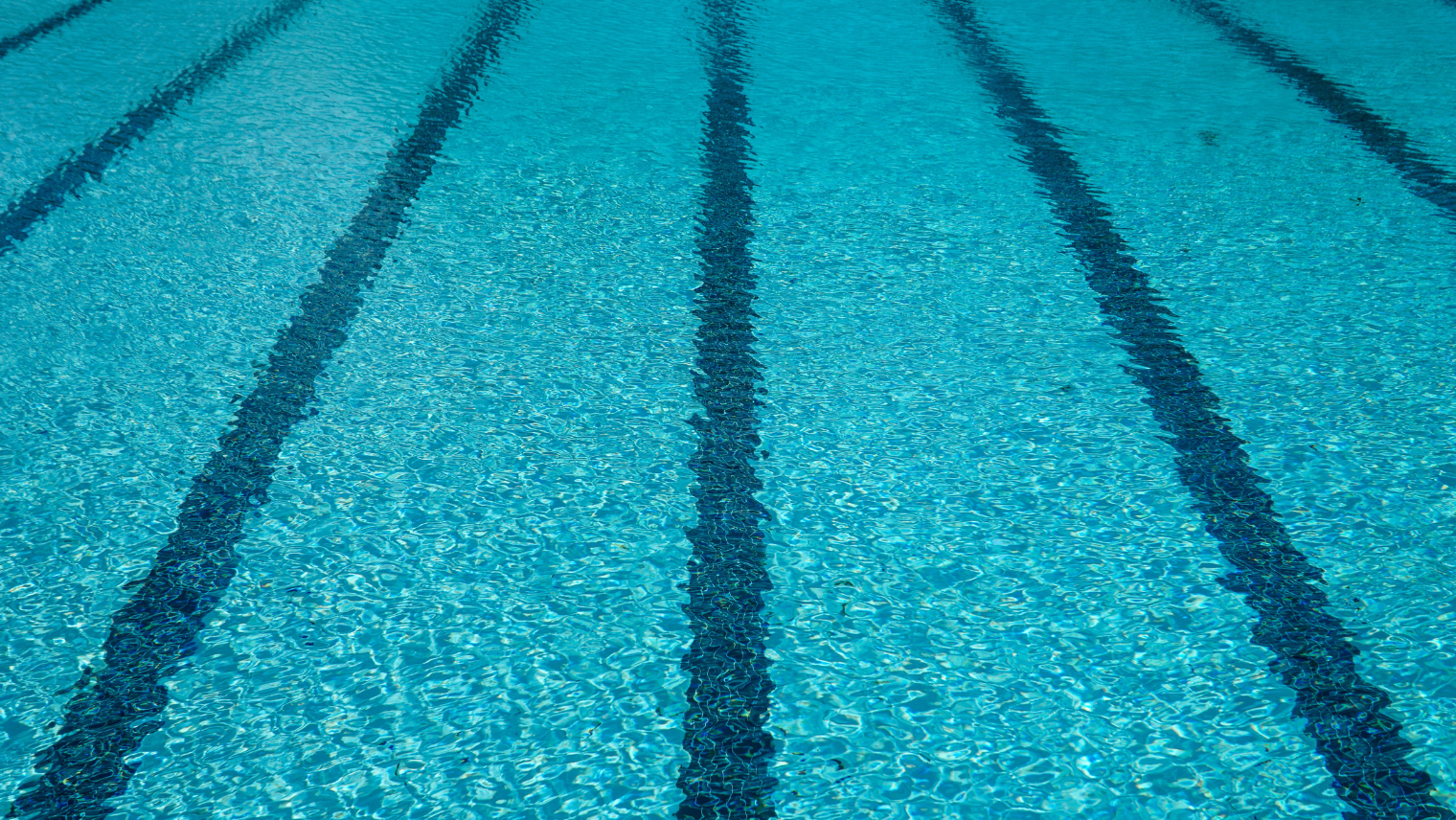 A zoomed in image of a swimming pool