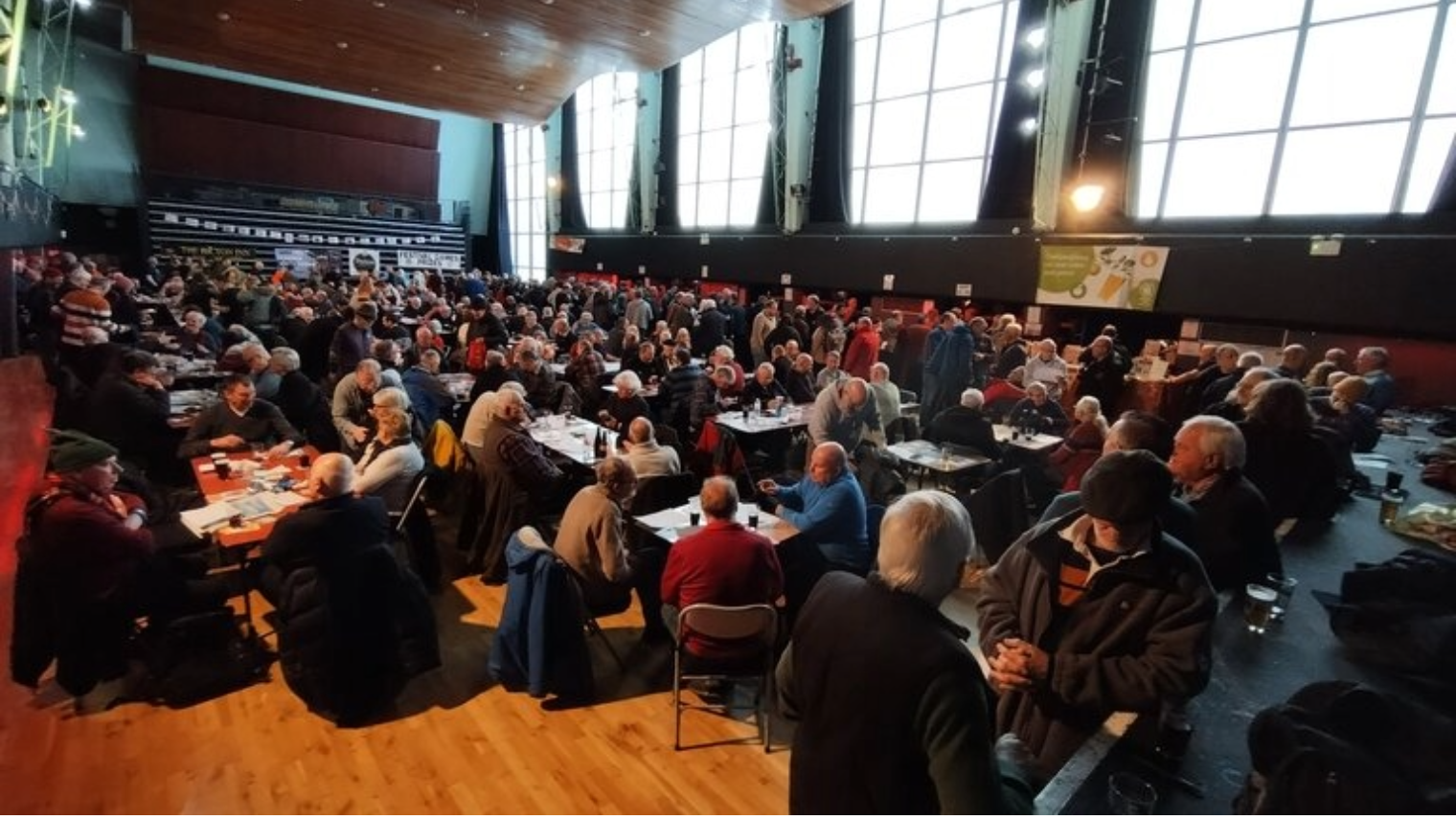 A group of people at Exeter Festival of Beer