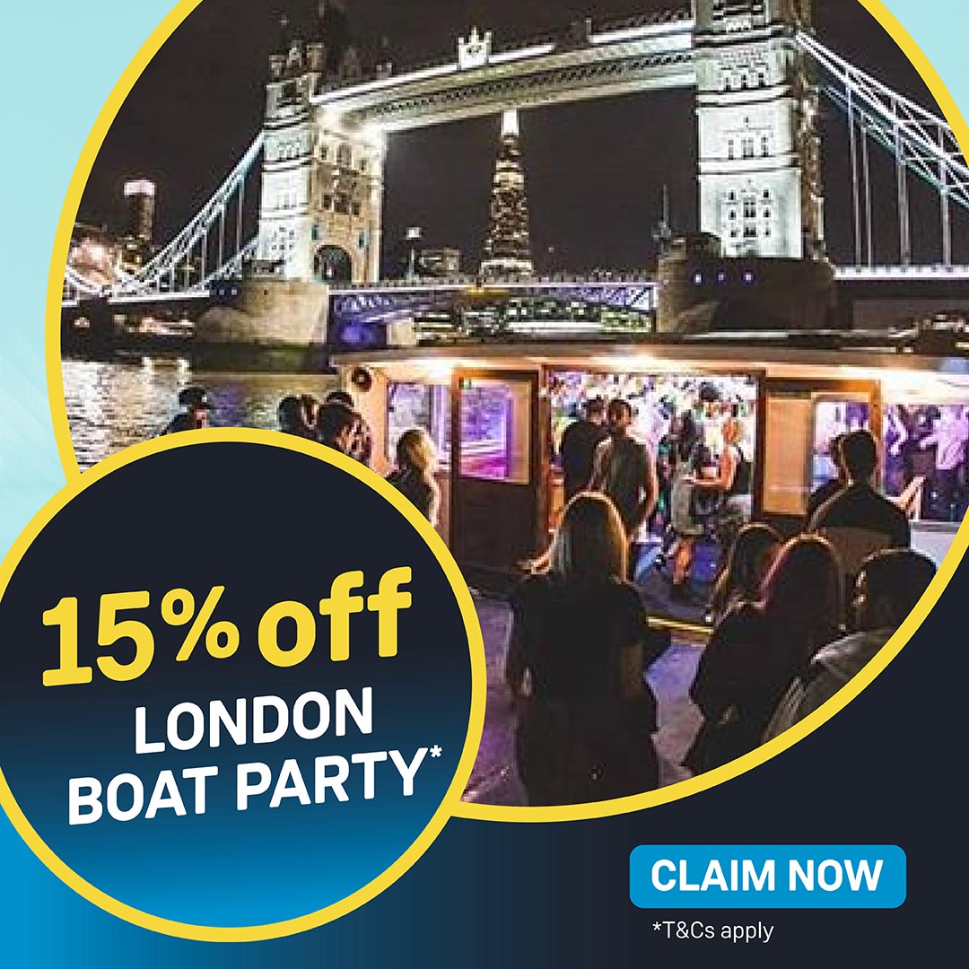 London boat party offer