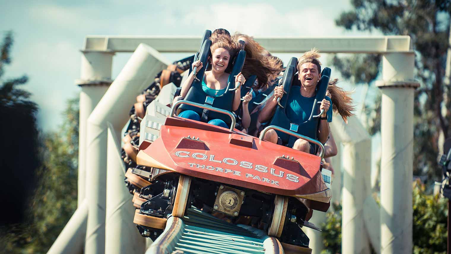 Colossus ride at Thorpe Park