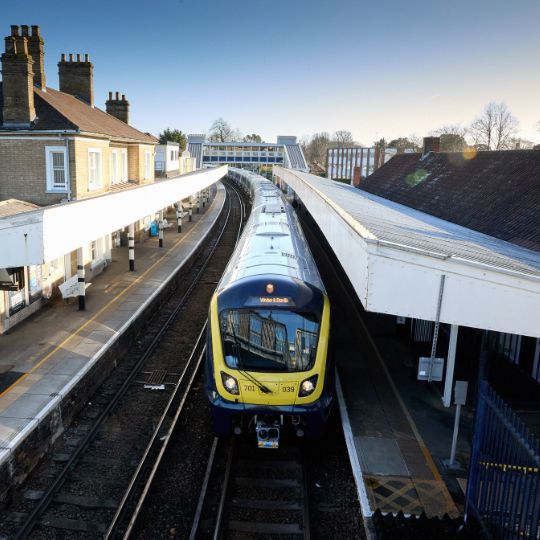 South Western Railway Arterio train at Windsor and Eton Riverside station