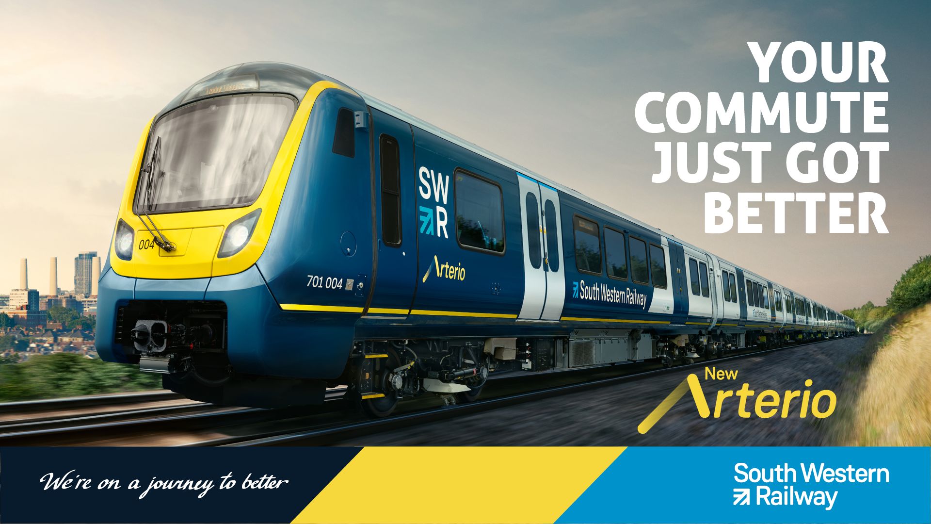 Your commute just got better - new Arterio trains from South Western Railway